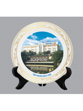 Đĩa quà tặng in logo Bảo Việt 